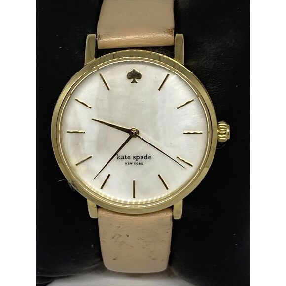 Kate Spade New York 0073 Women\'s Beige Leather Analog Dial Quartz Watch MP33 main image 4